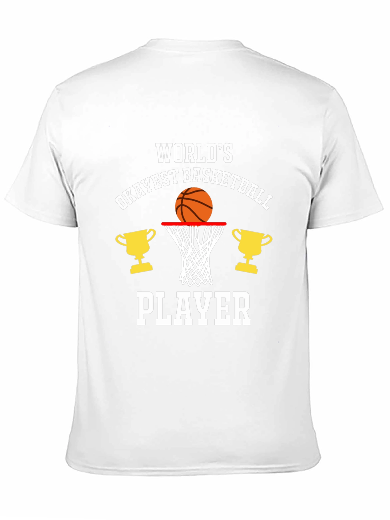Worlds Okayest Basketball Player Graphic T-Shirt