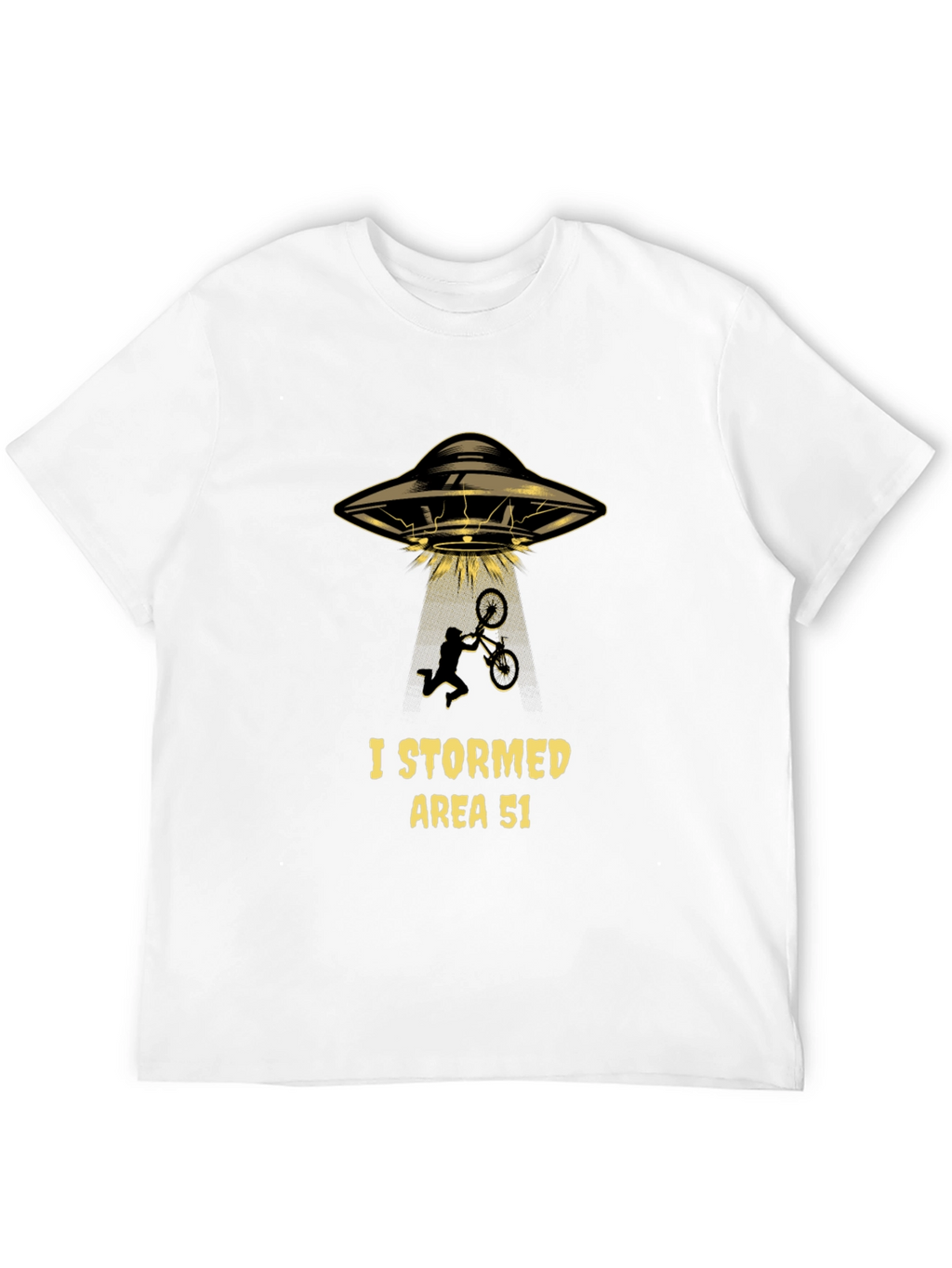 I Stormed Area 51 Alien Abduction Graphic T-Shirt