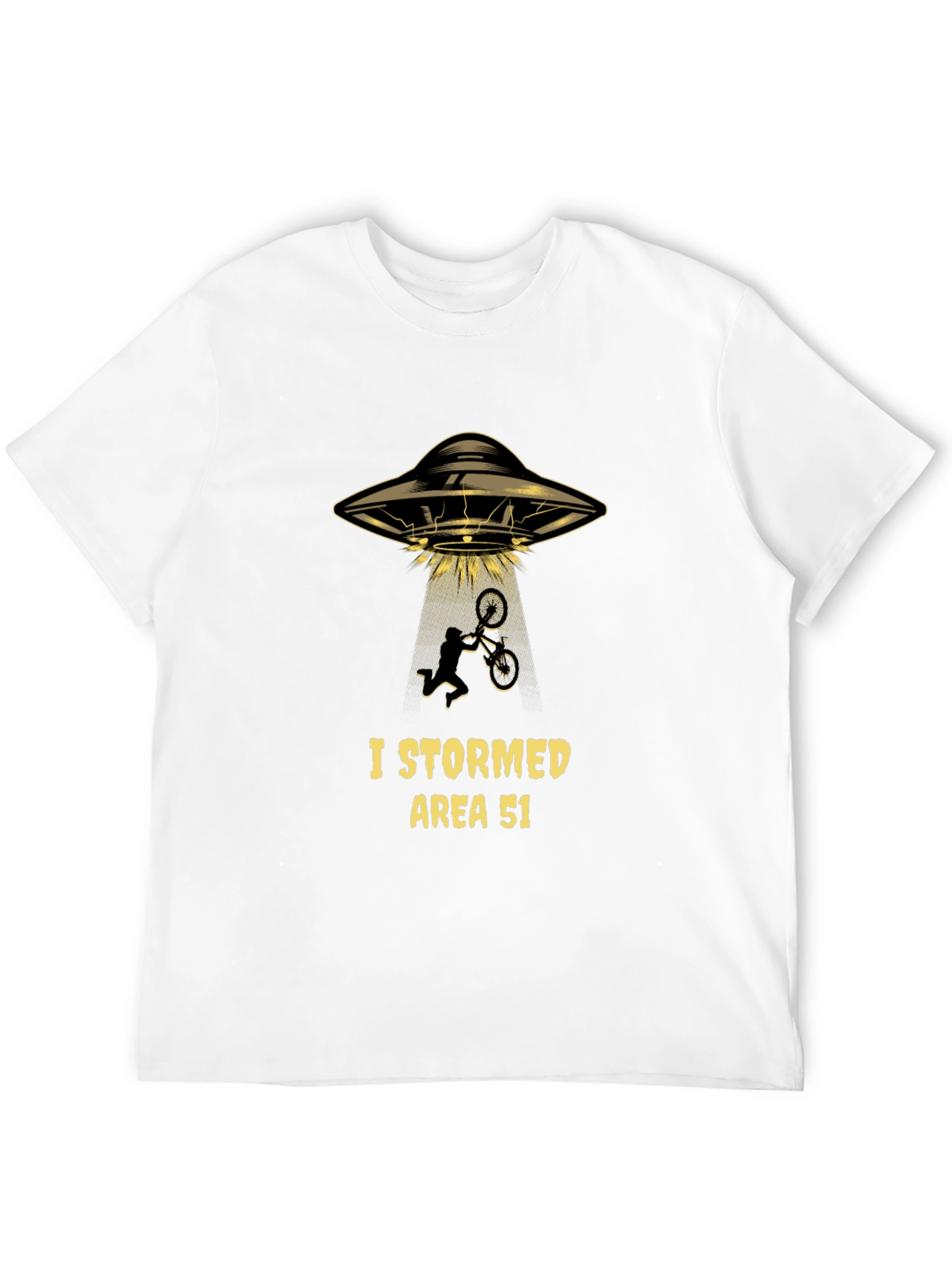 I Stormed Area 51 Alien Abduction Graphic T-Shirt