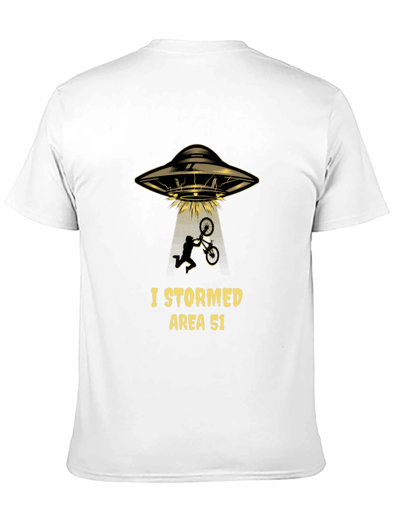 I Stormed Area 51 Alien Abduction Graphic T-Shirt