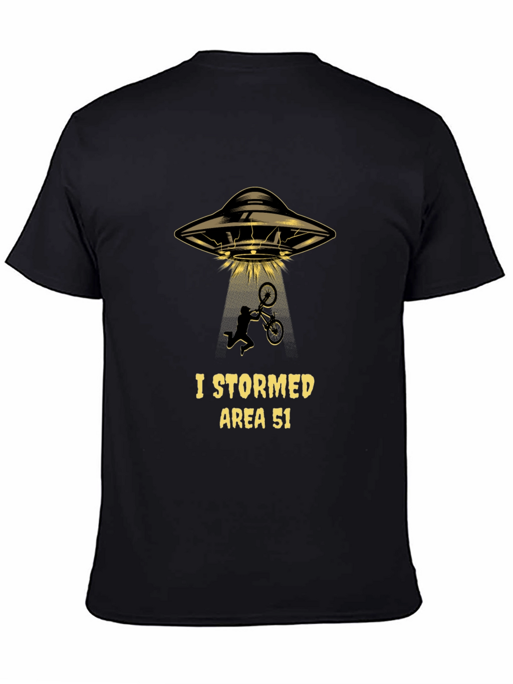 I Stormed Area 51 Alien Abduction Graphic T-Shirt