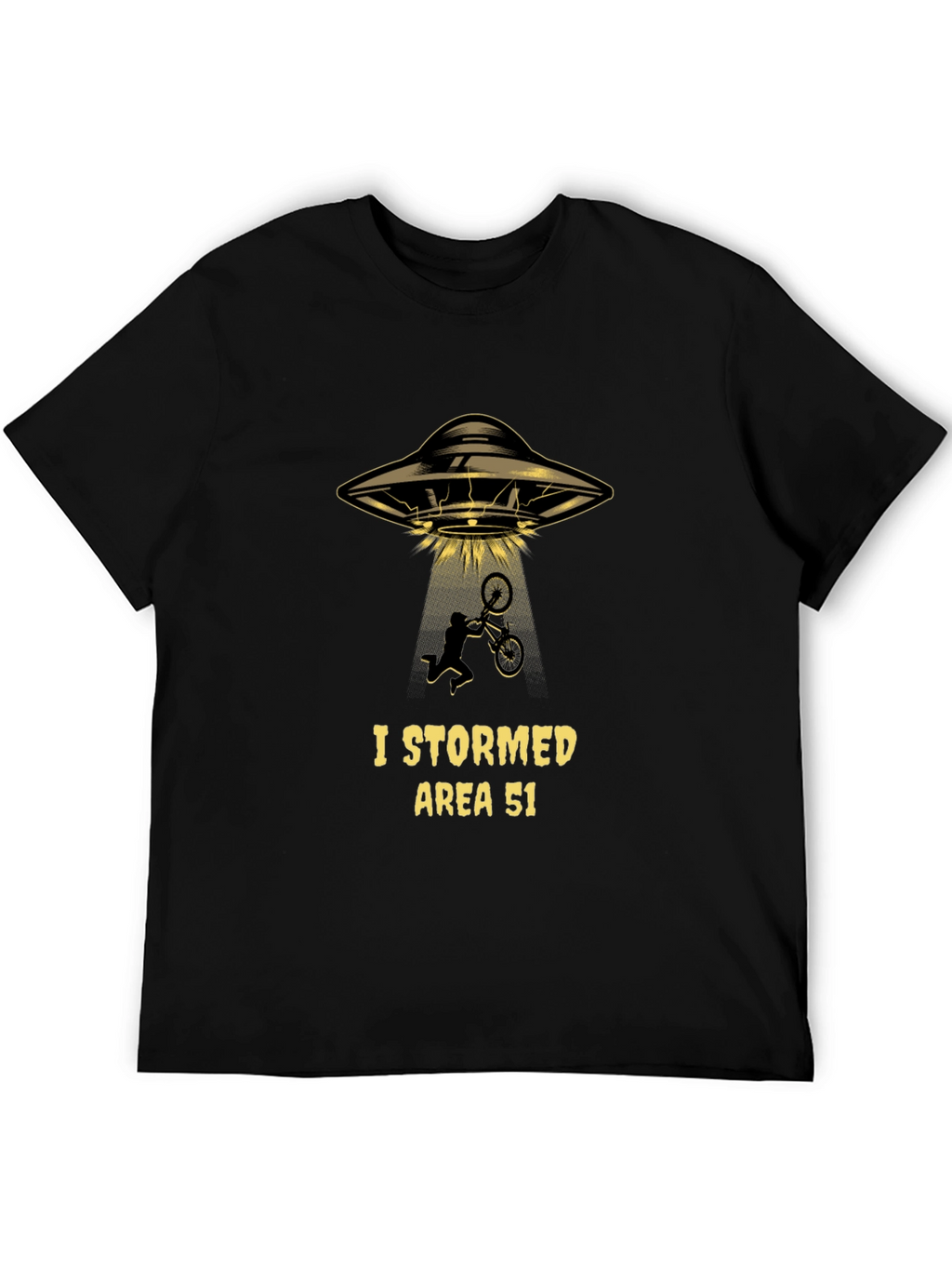 I Stormed Area 51 Alien Abduction Graphic T-Shirt