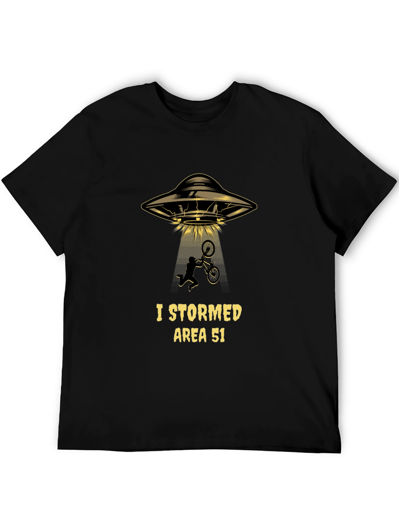 I Stormed Area 51 Alien Abduction Graphic T-Shirt