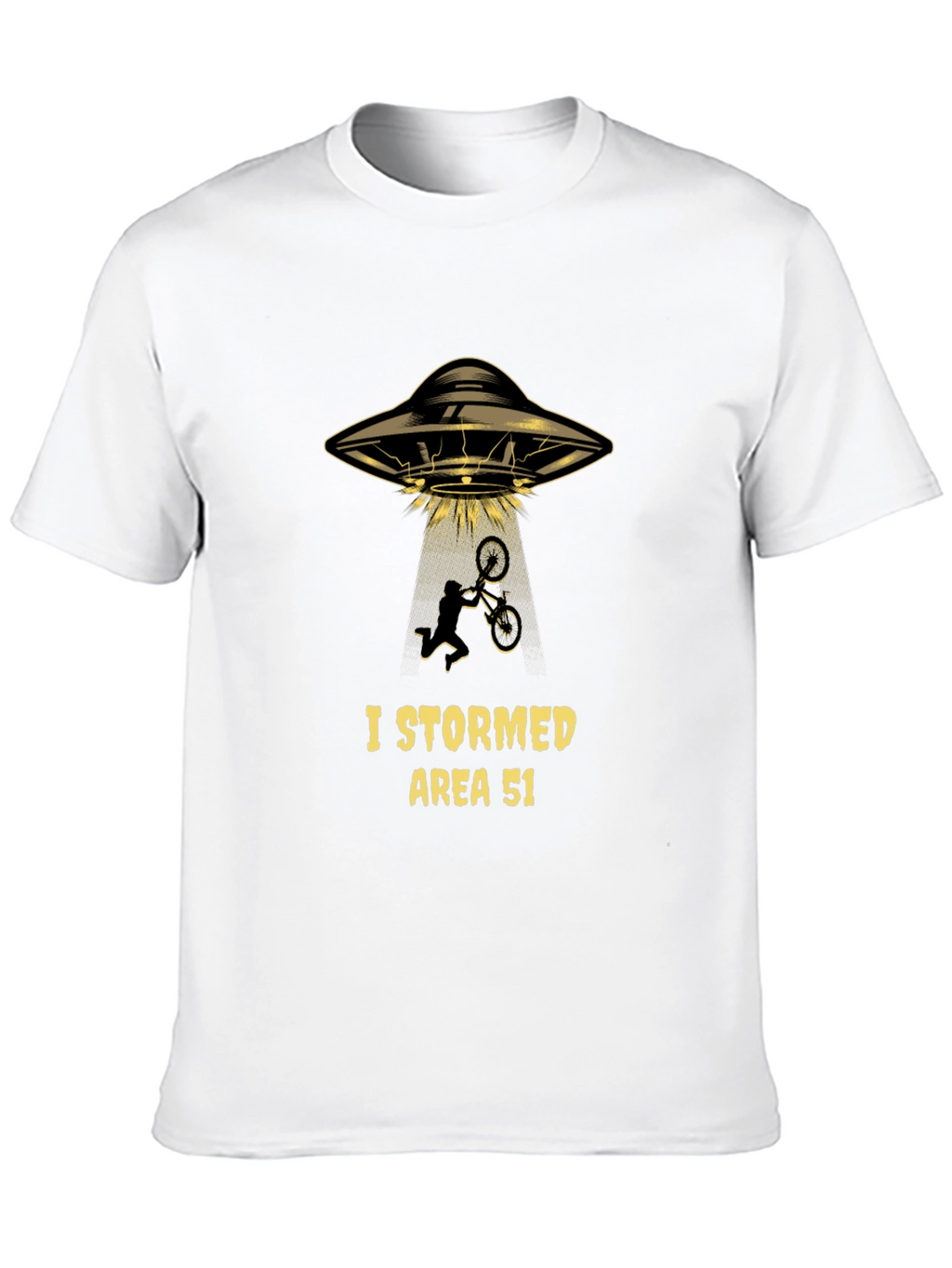 I Stormed Area 51 Alien Abduction Graphic T-Shirt