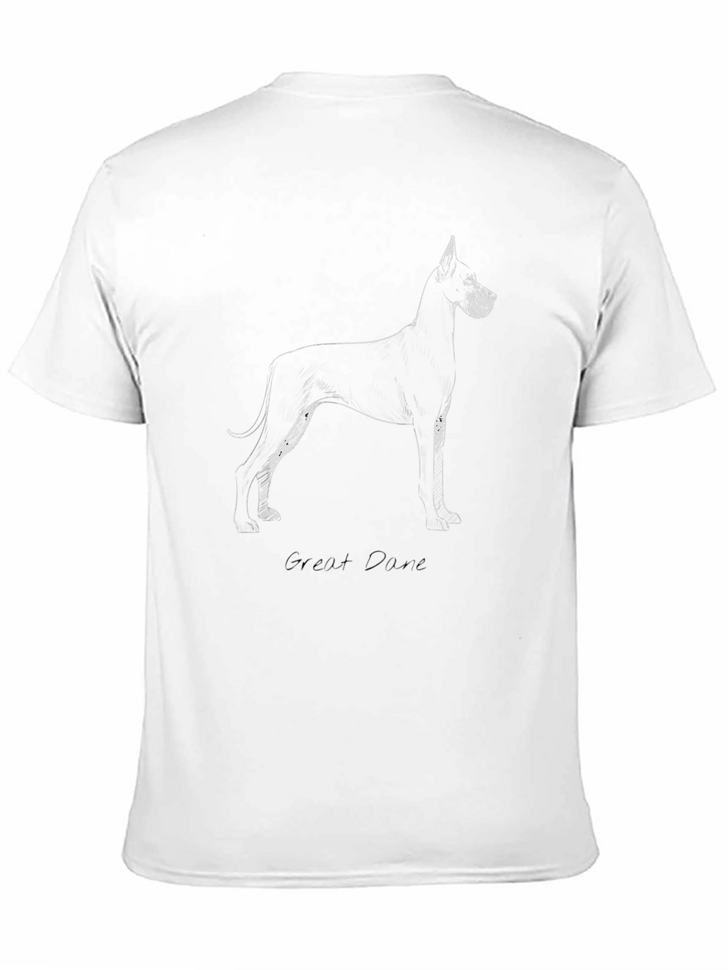 Great Dane Sketch T-Shirt - Black