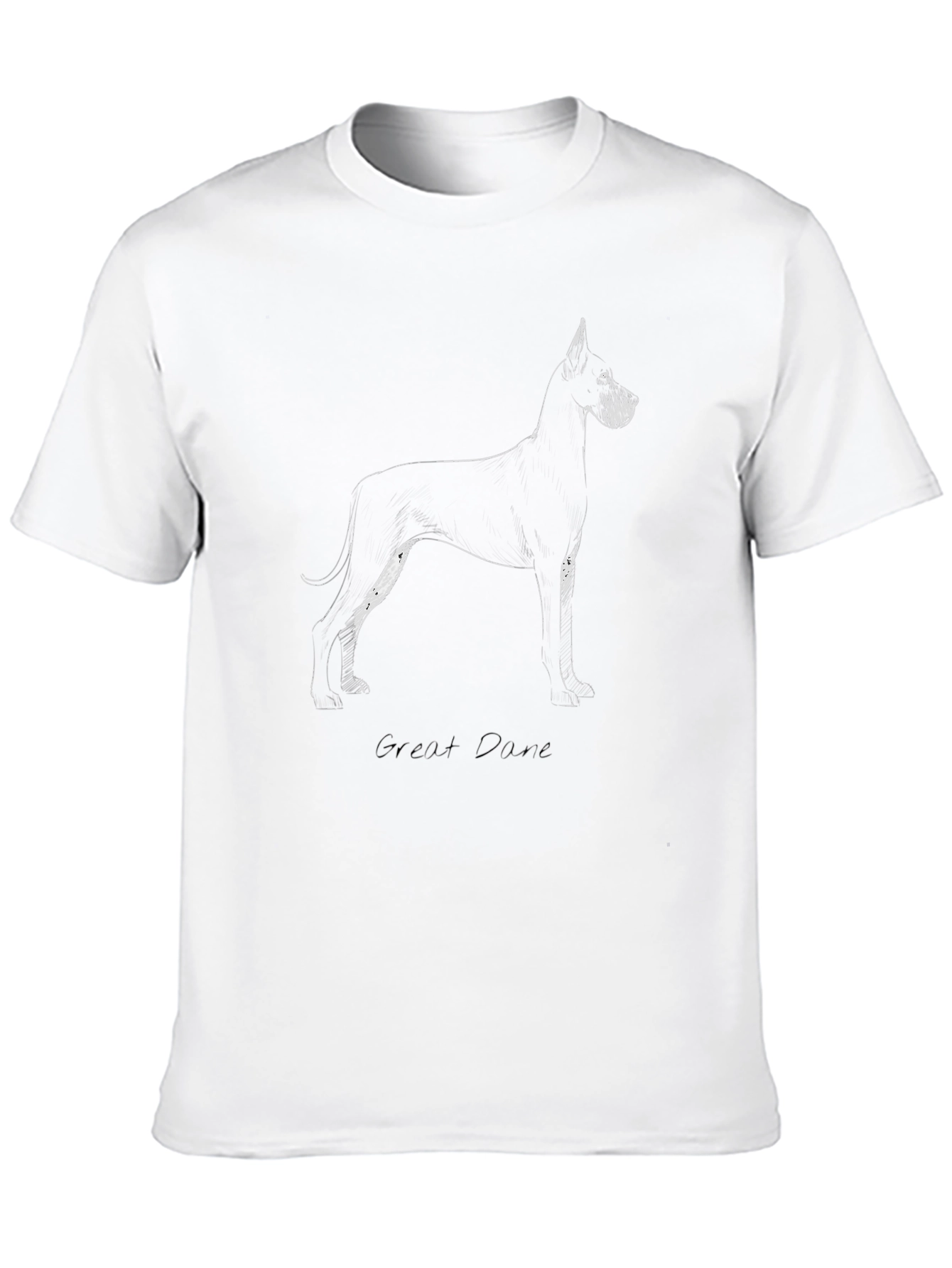 Great Dane Sketch T-Shirt - Black