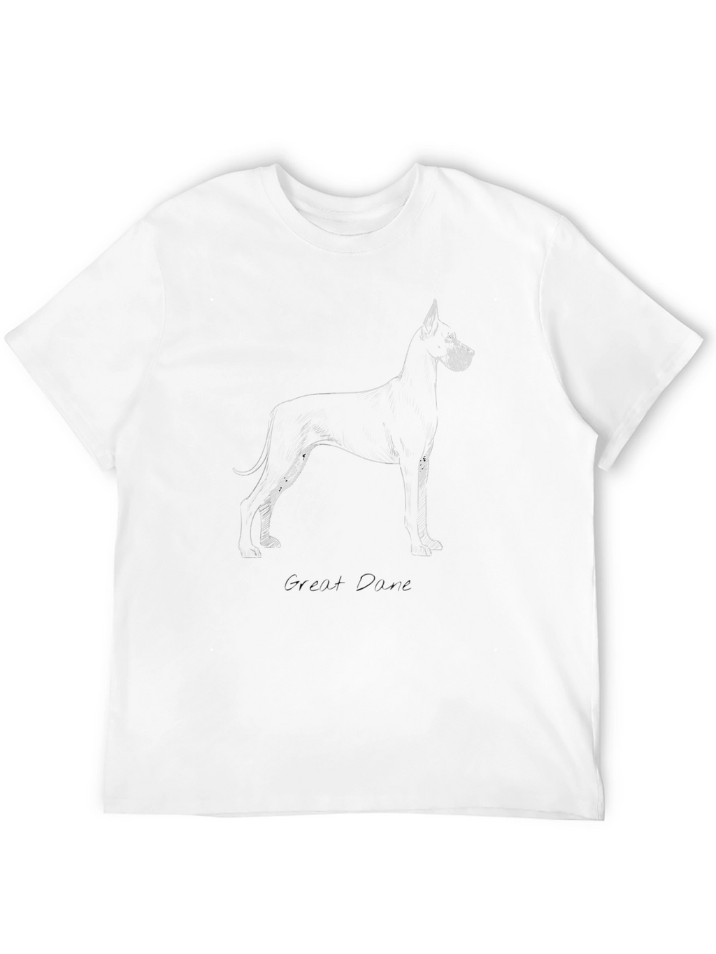 Great Dane Sketch T-Shirt - Black