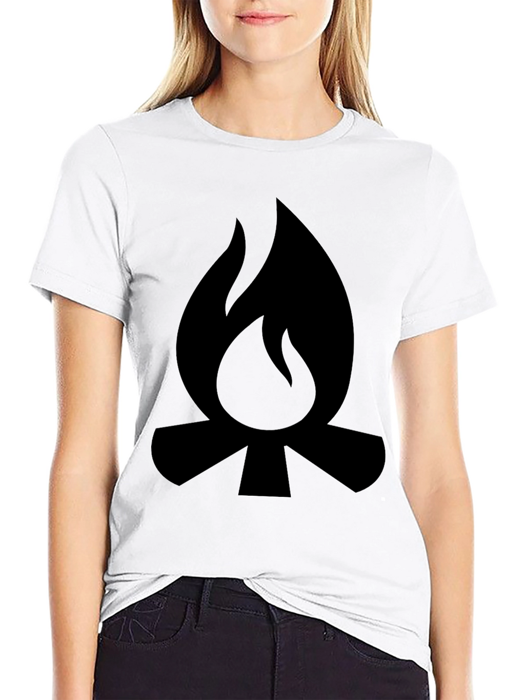 Campfire Graphic Tee - Black