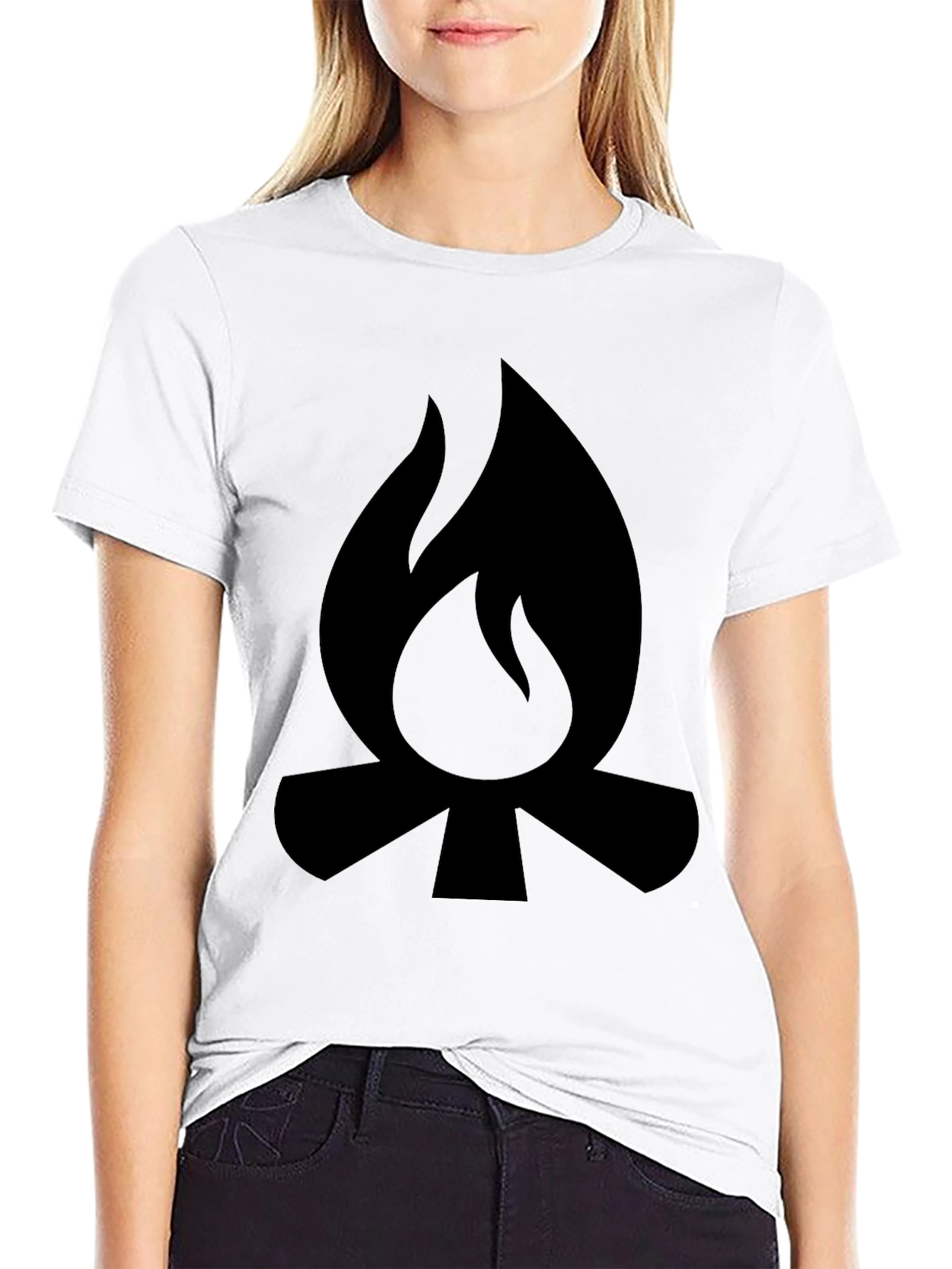 Campfire Graphic Tee - Black