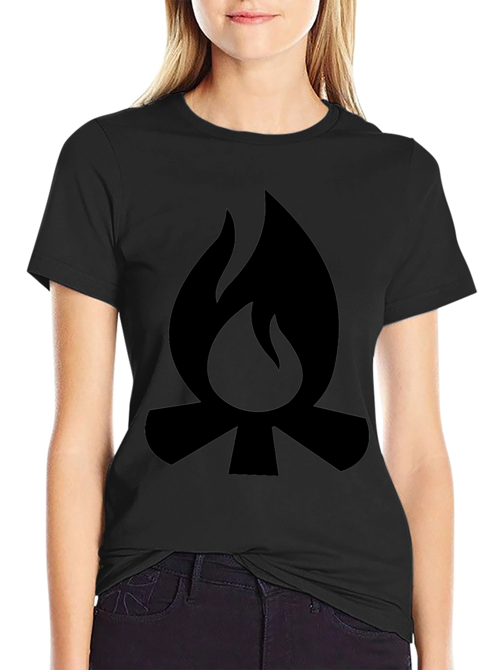 Campfire Graphic Tee - Black