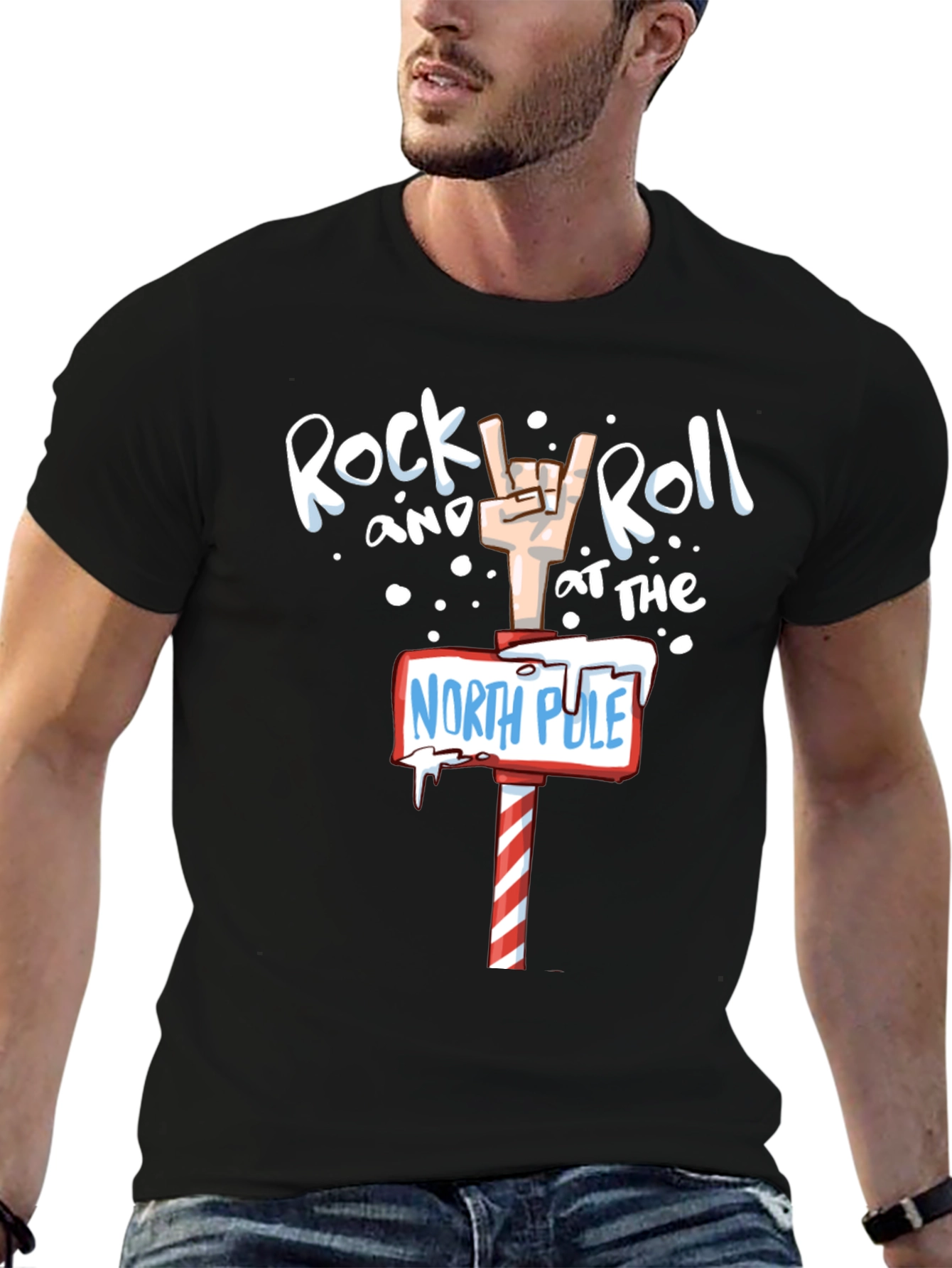 Rock and Roll at the North Pole T-Shirt