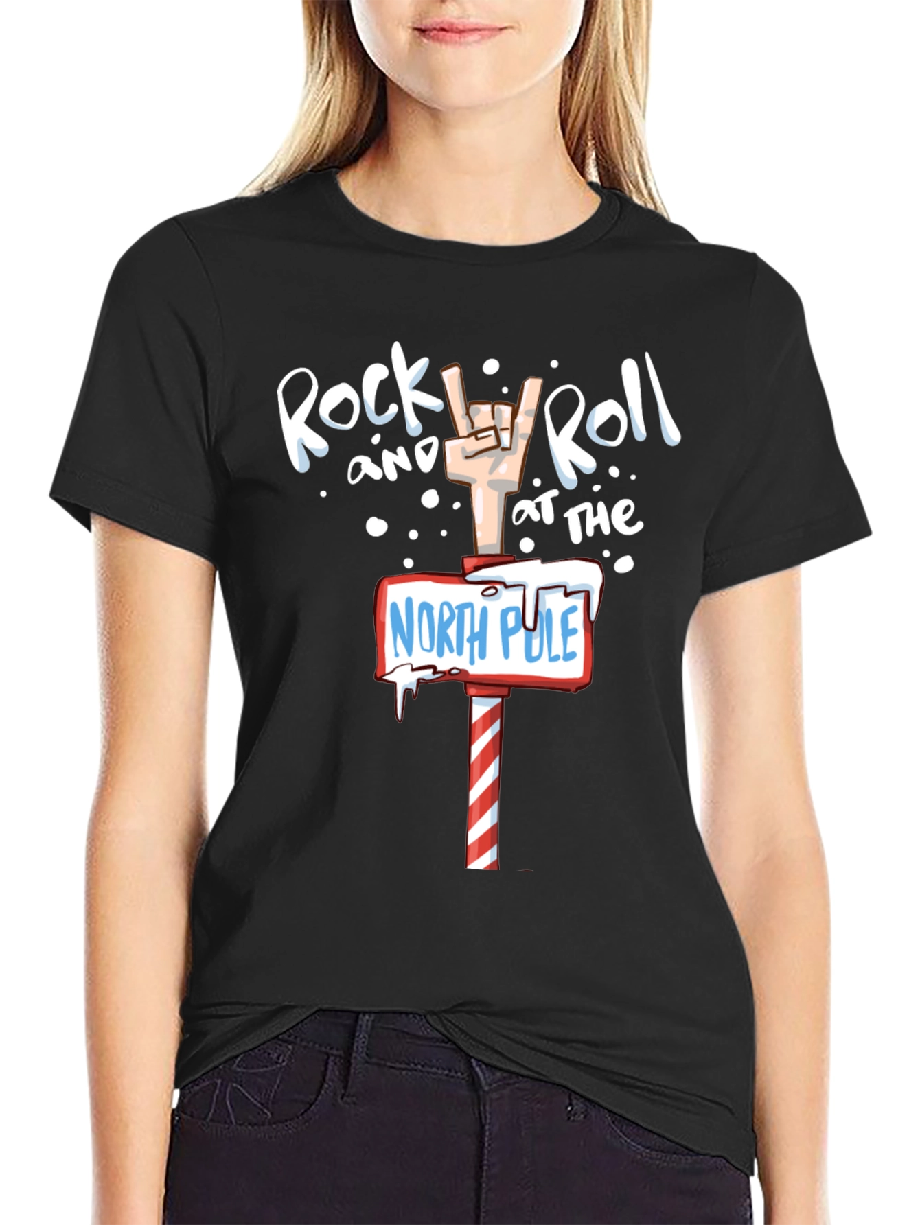 Rock and Roll at the North Pole T-Shirt