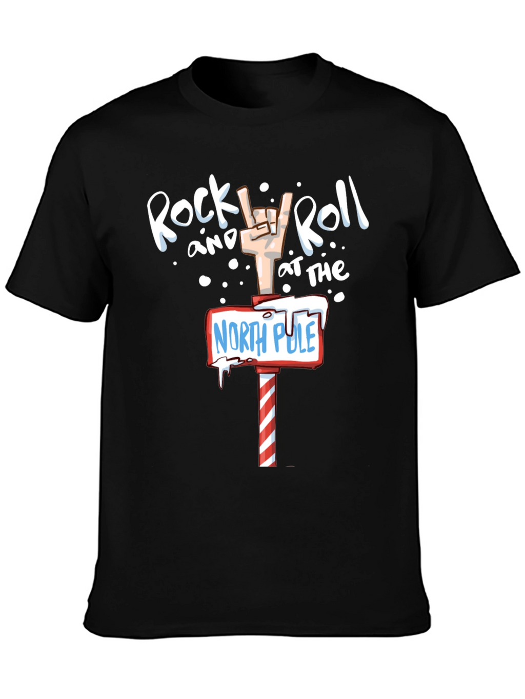 Rock and Roll at the North Pole T-Shirt