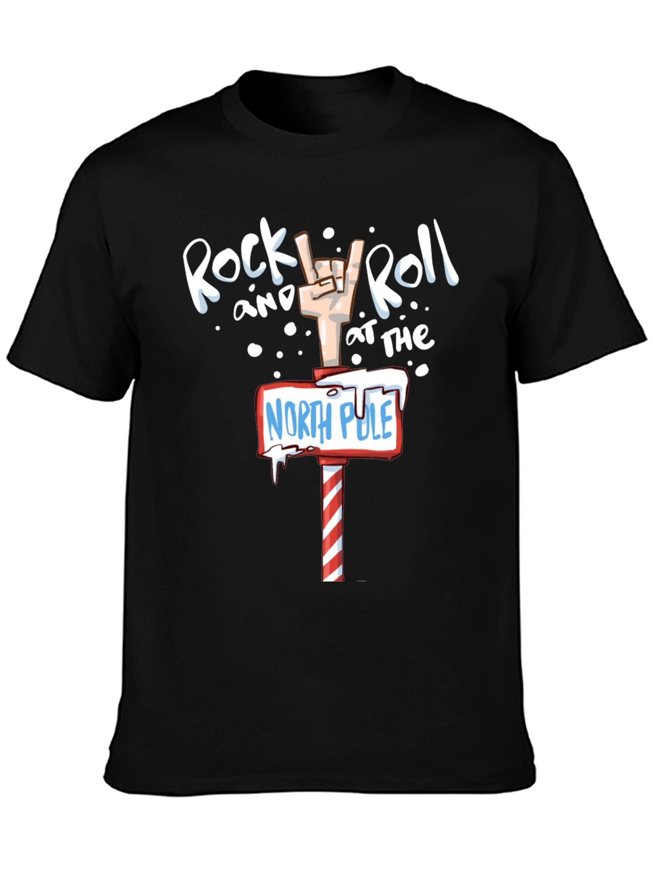 Rock and Roll at the North Pole T-Shirt
