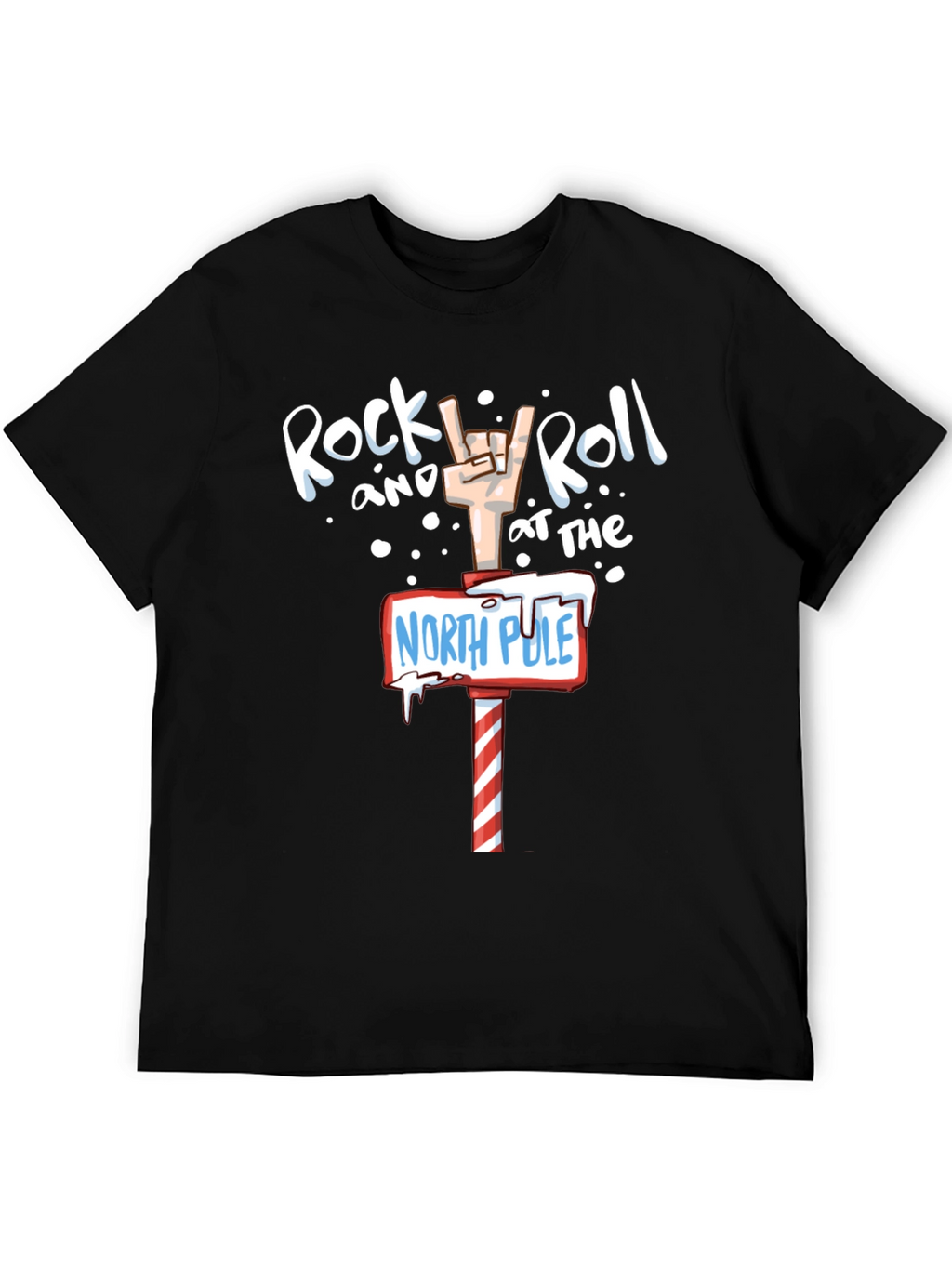 Rock and Roll at the North Pole T-Shirt
