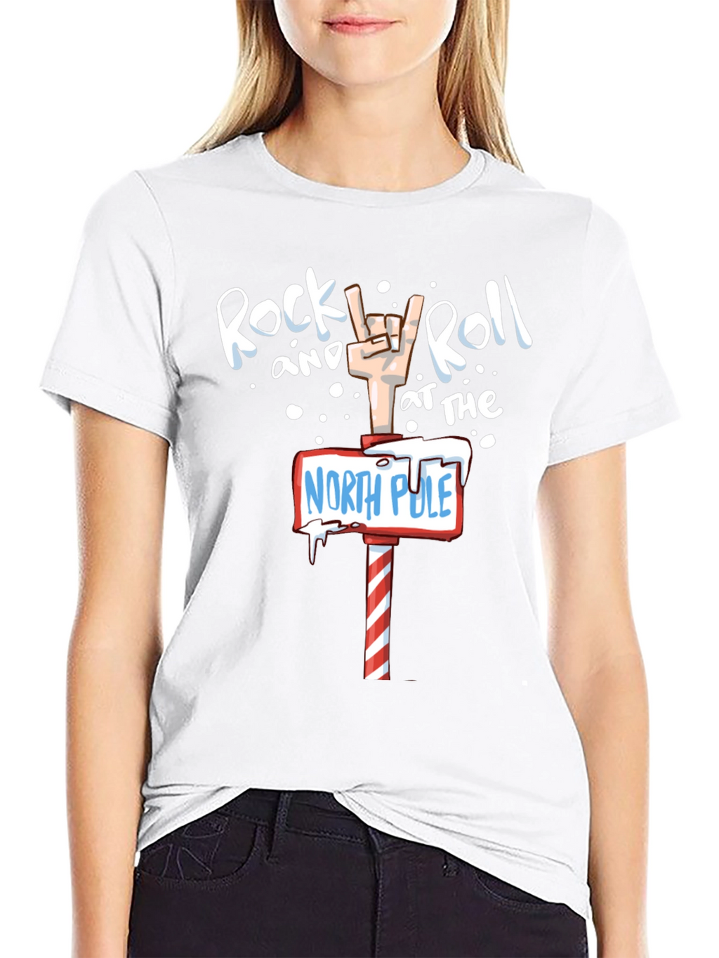 Rock and Roll at the North Pole T-Shirt