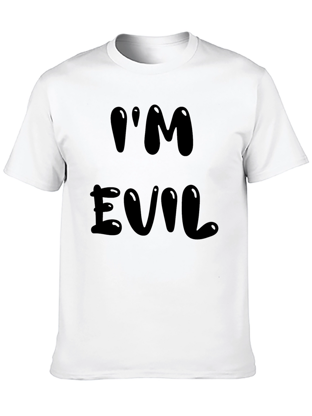 Im Evil Graphic Tee - Bold Black T-Shirt