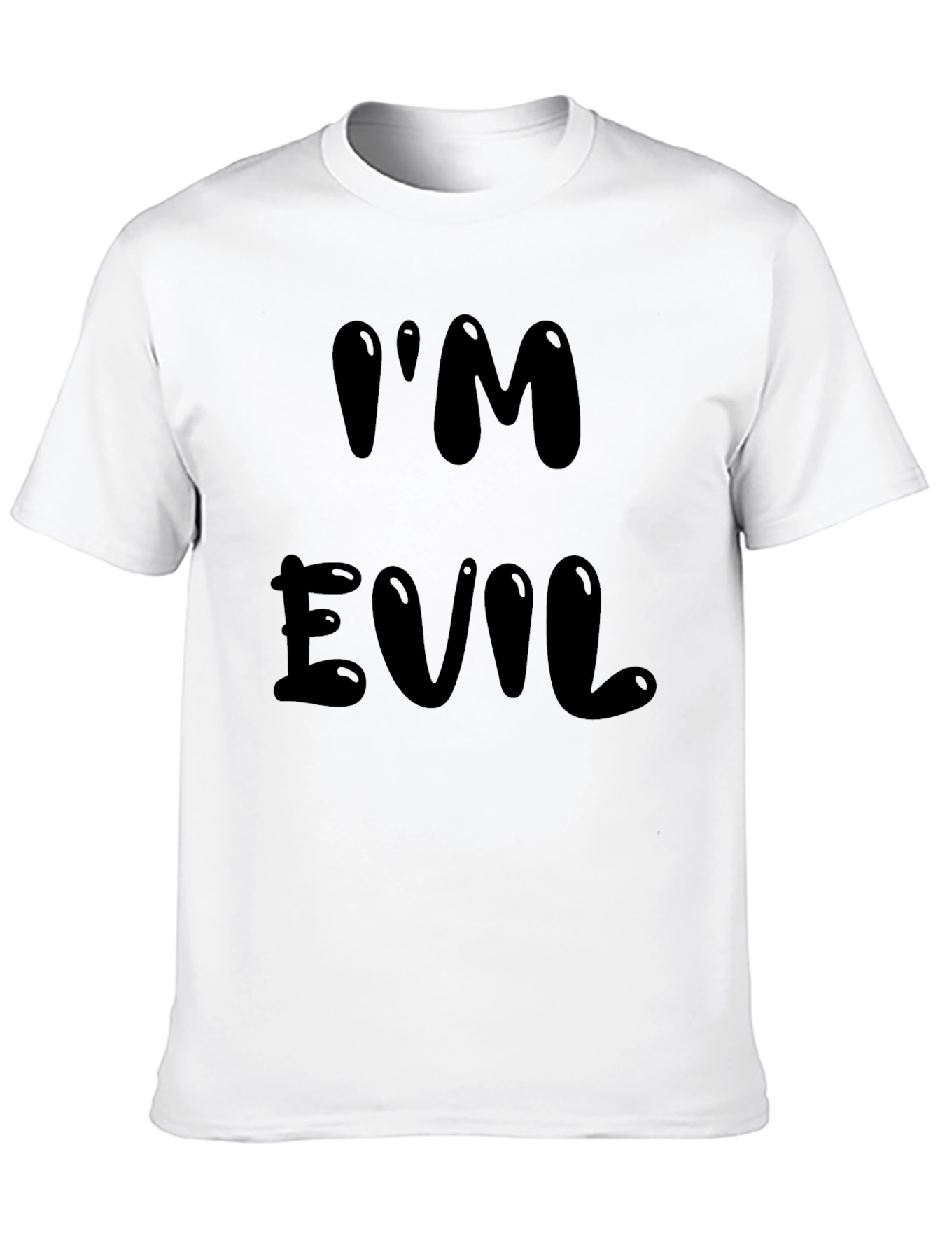 Im Evil Graphic Tee - Bold Black T-Shirt