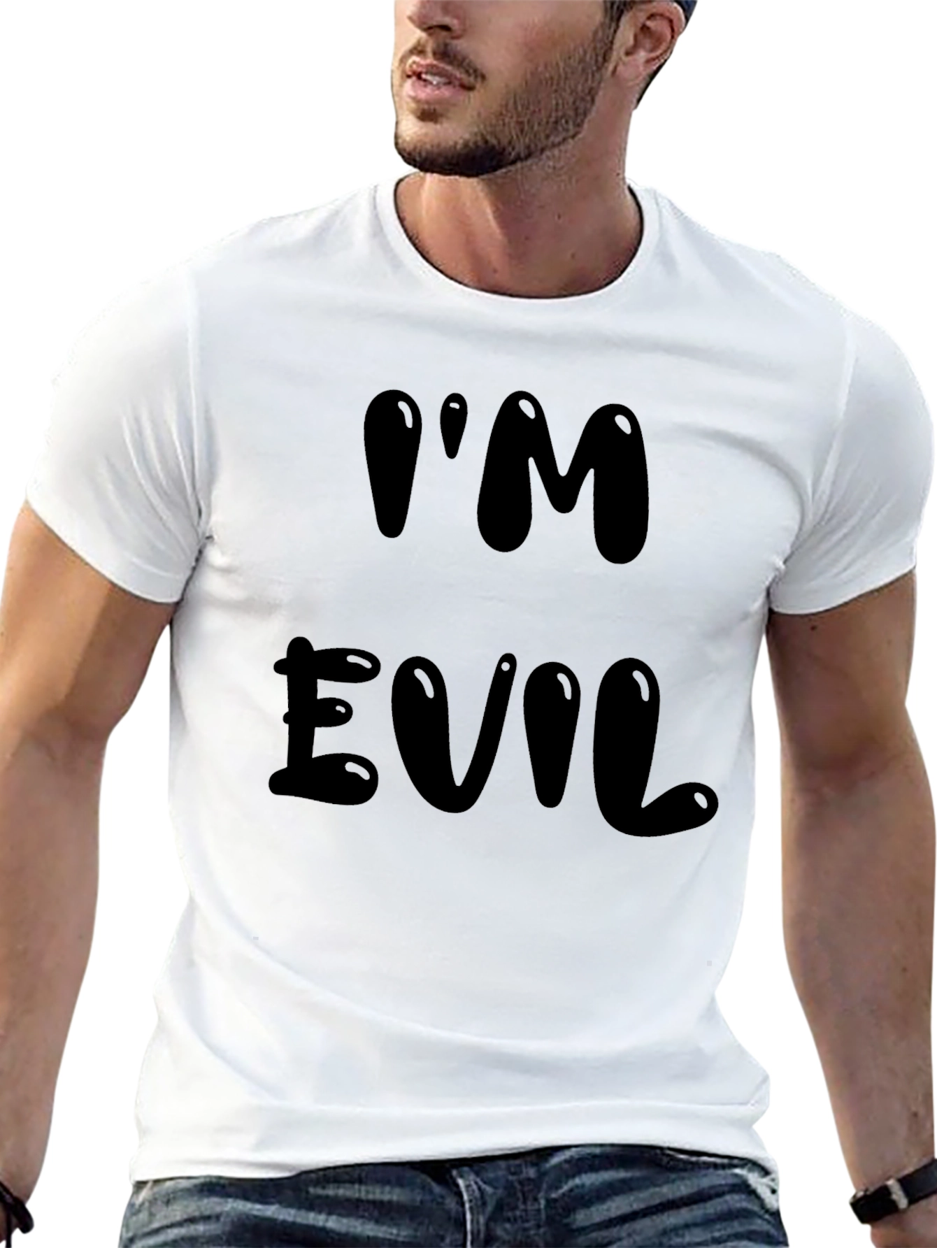 Im Evil Graphic Tee - Bold Black T-Shirt