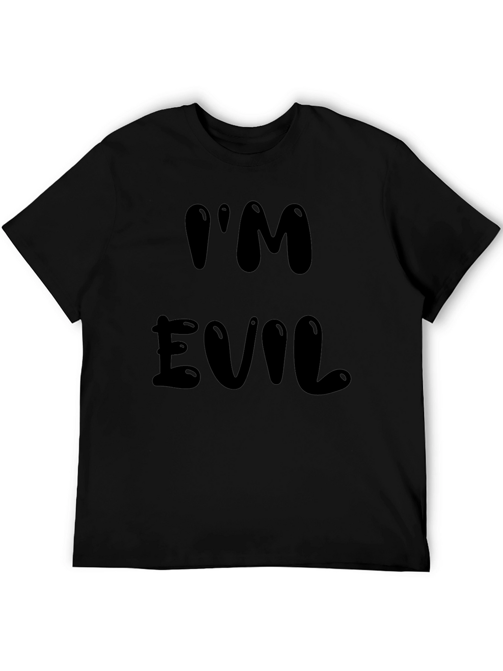 Im Evil Graphic Tee - Bold Black T-Shirt