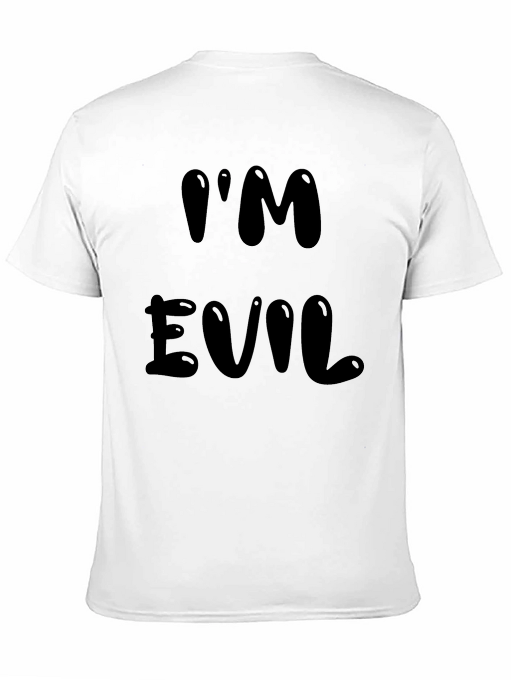 Im Evil Graphic Tee - Bold Black T-Shirt