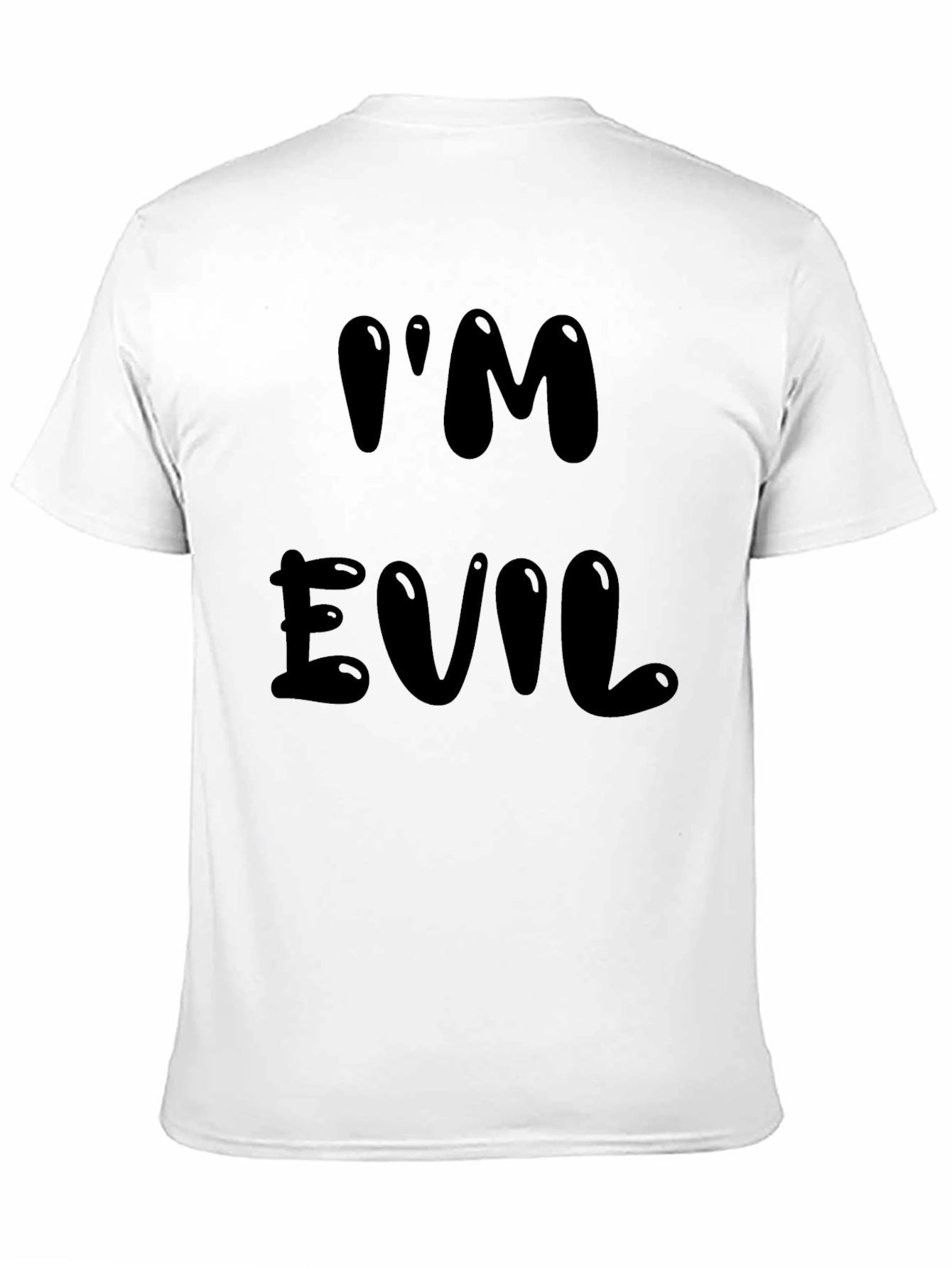 Im Evil Graphic Tee - Bold Black T-Shirt