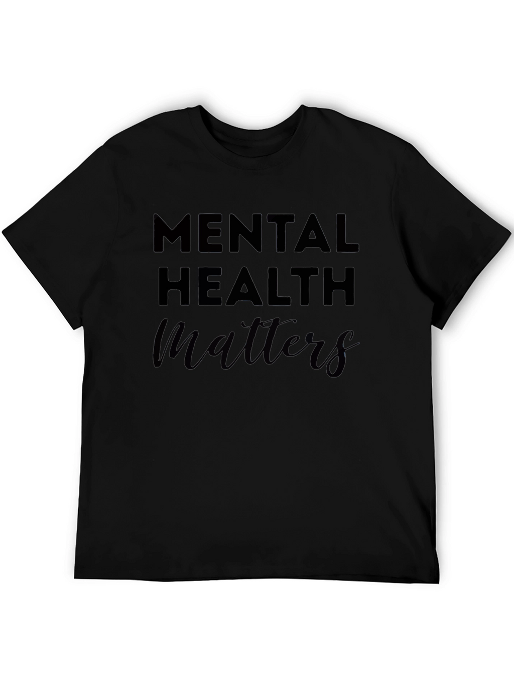Mental Health Matters Black T-Shirt
