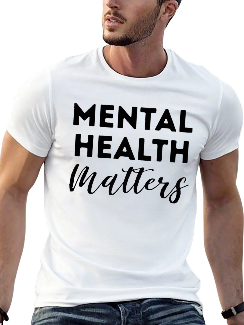Mental Health Matters Black T-Shirt