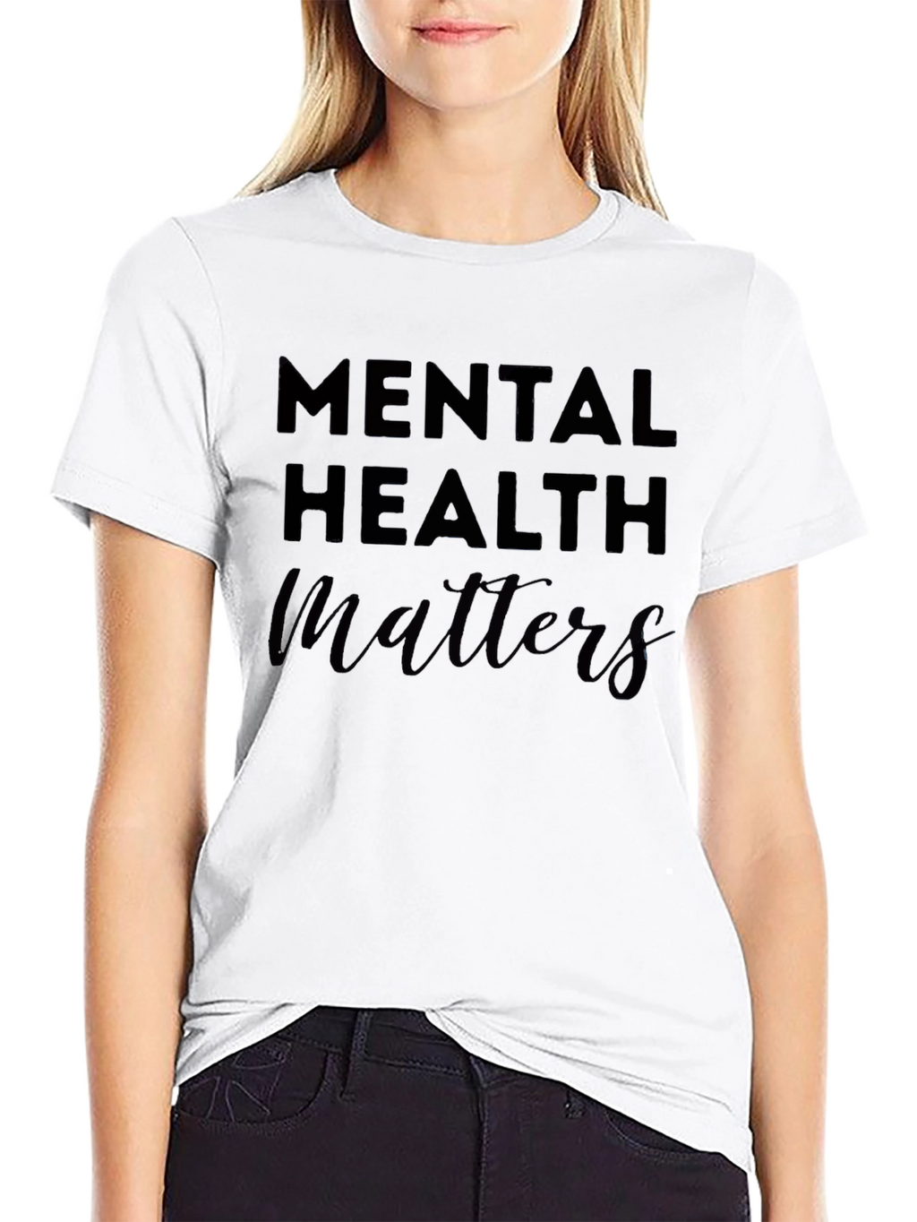 Mental Health Matters Black T-Shirt