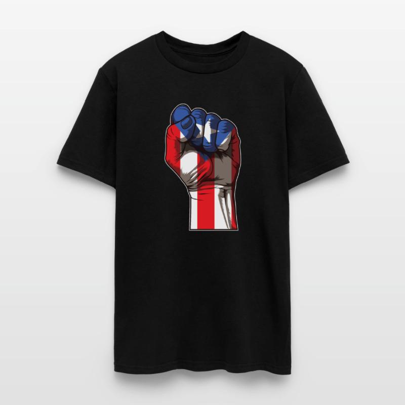 Puerto Rico Fist | Proud Boricua Flag