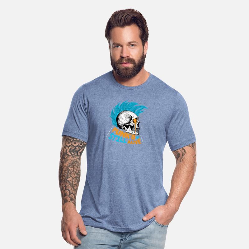 Punk's still alive - gift skull punk rock man teen