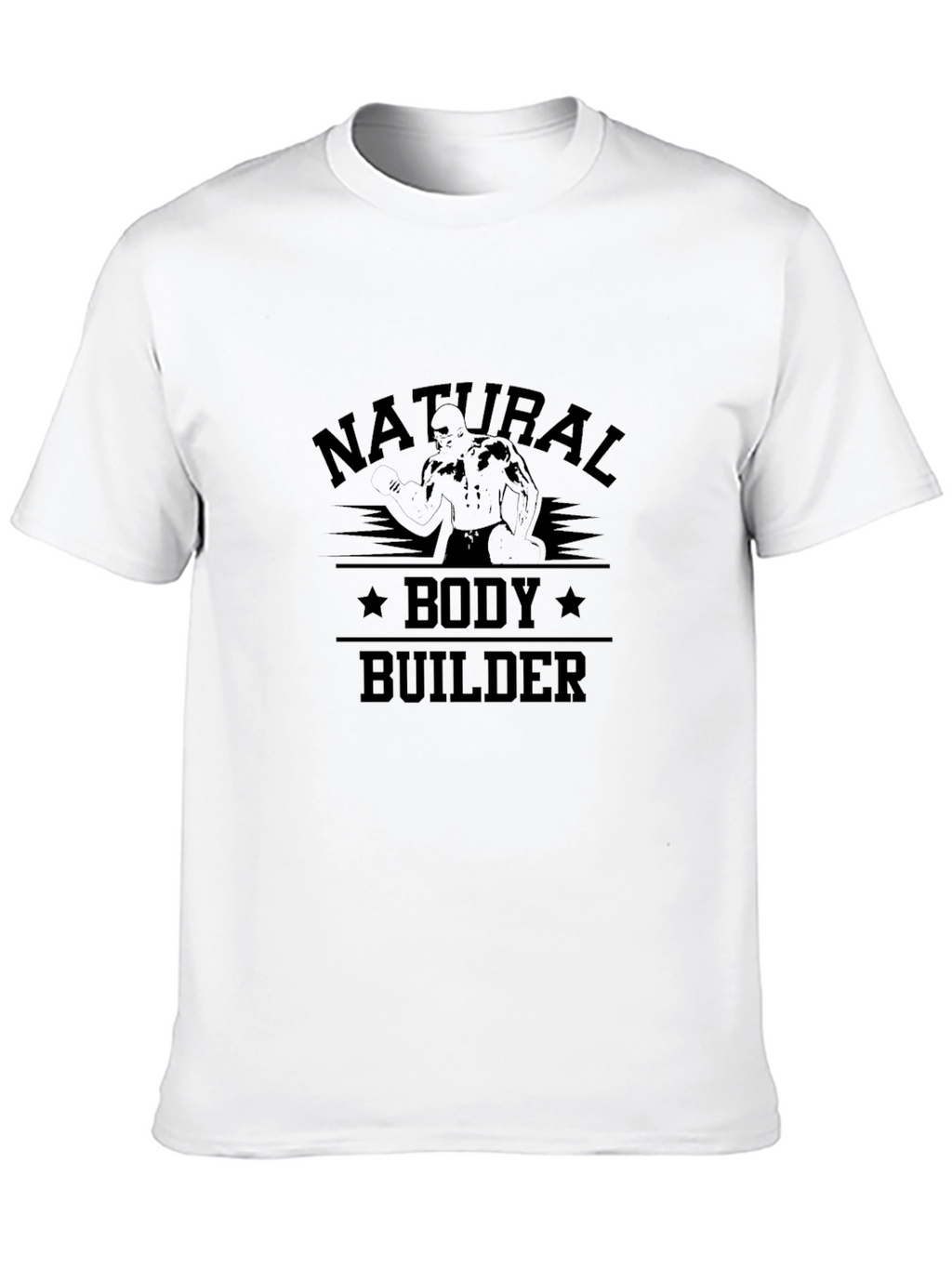 Natural Bodybuilder Black T-Shirt