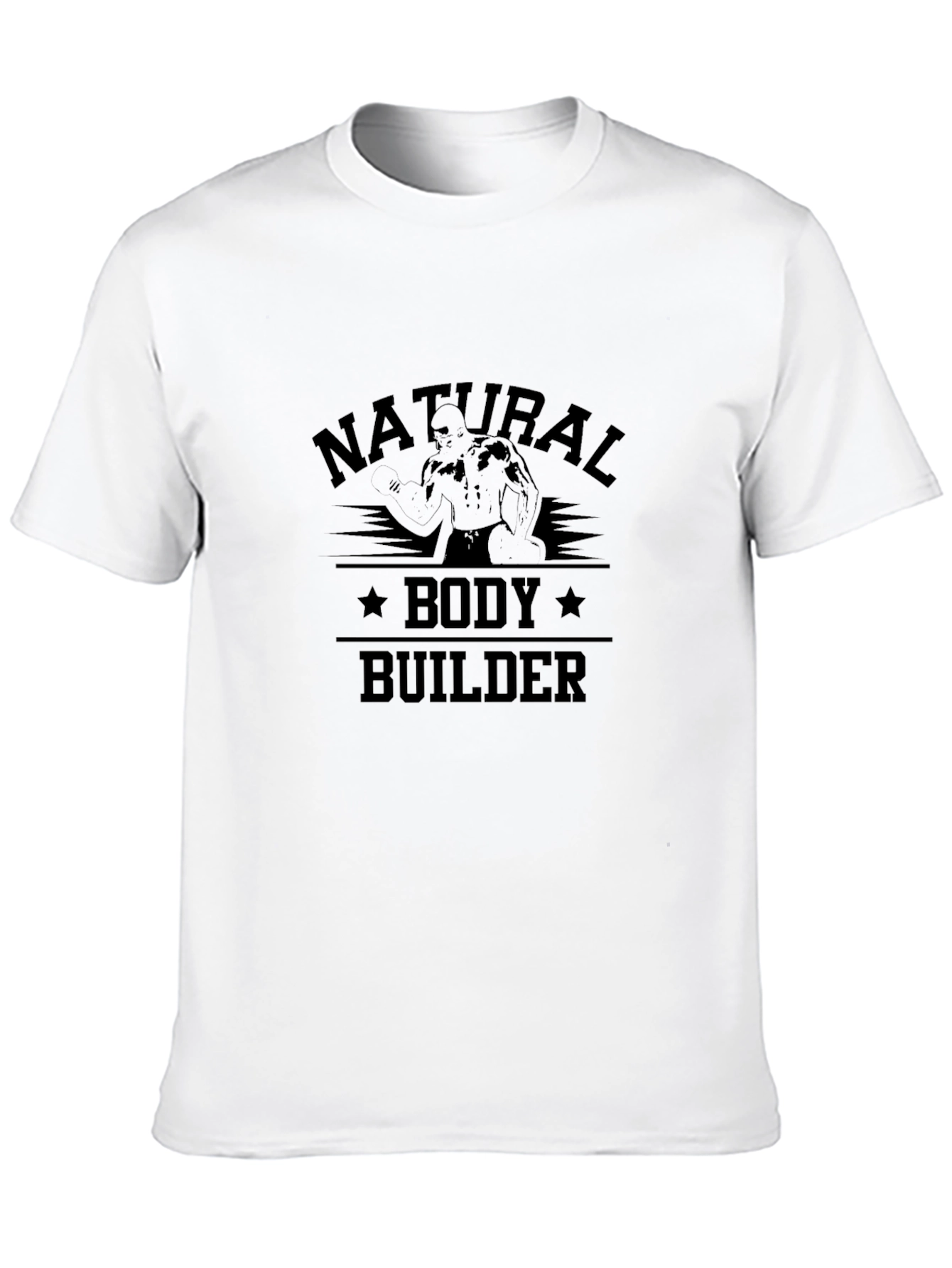 Natural Bodybuilder Black T-Shirt
