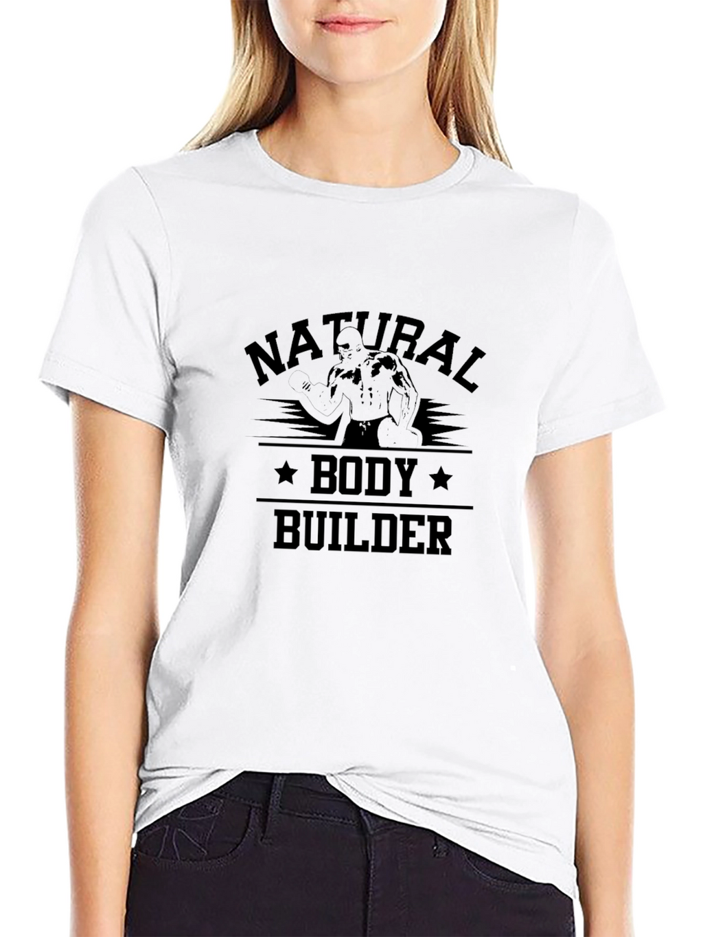 Natural Bodybuilder Black T-Shirt
