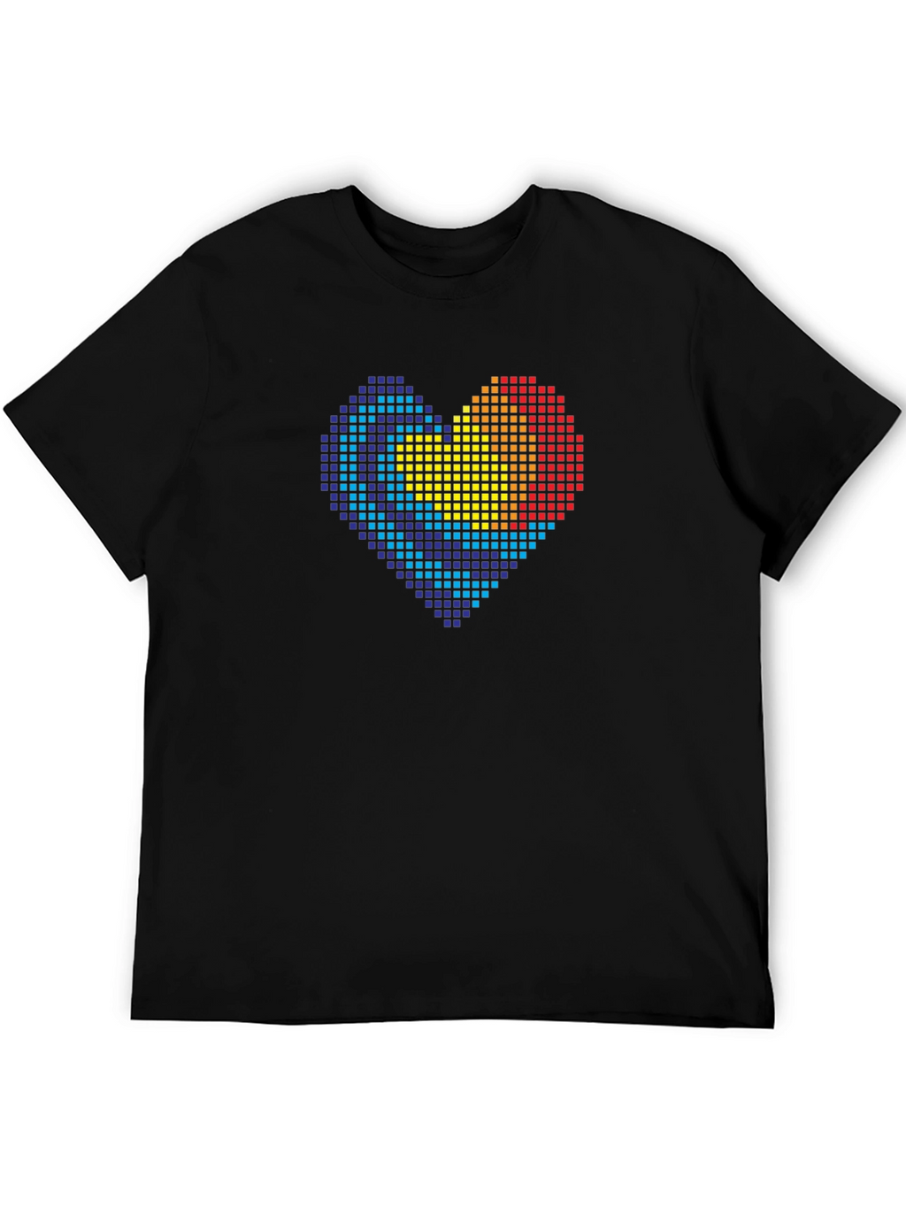 Pixel Heart Graphic T-Shirt