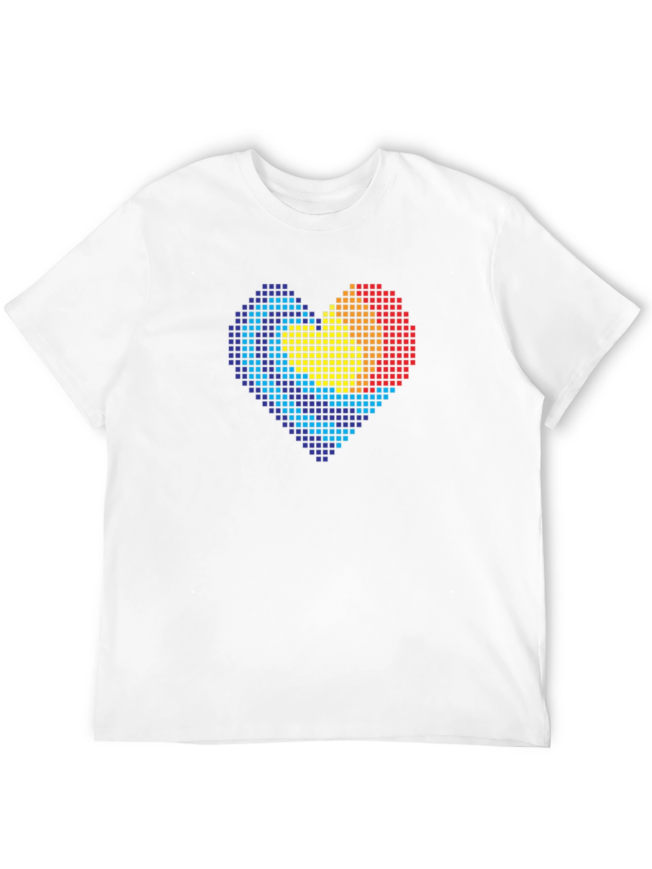 Pixel Heart Graphic T-Shirt