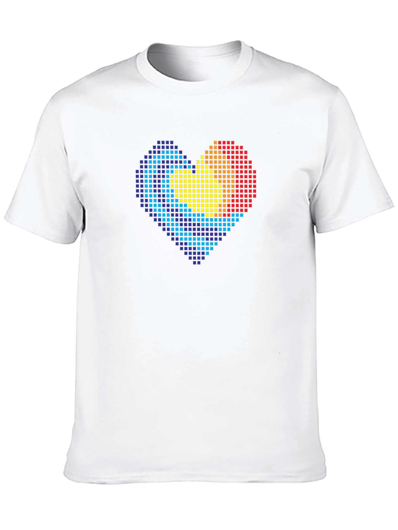 Pixel Heart Graphic T-Shirt