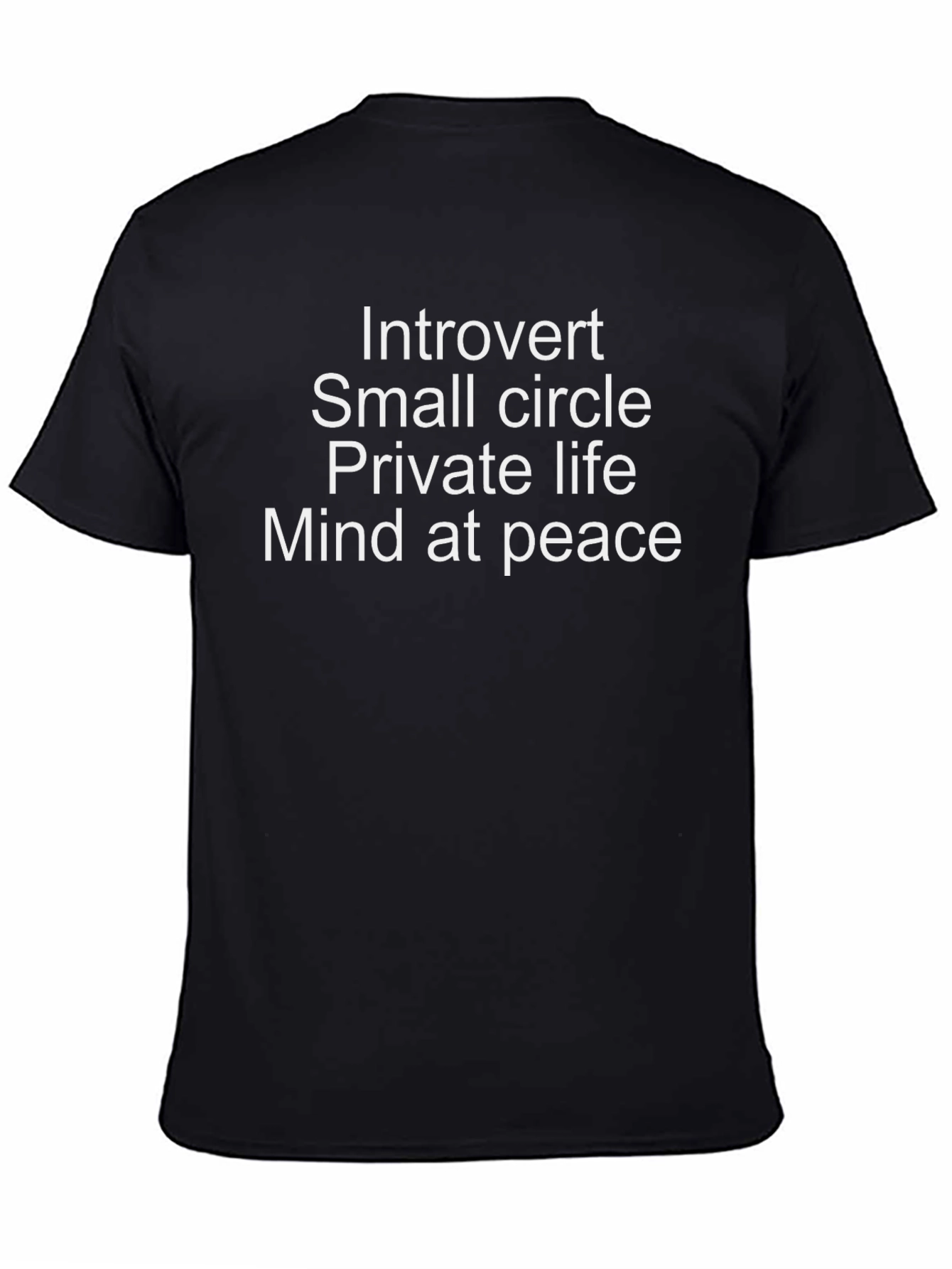 Introvert Mind at Peace Graphic Tee - Soft Cotton Comfort