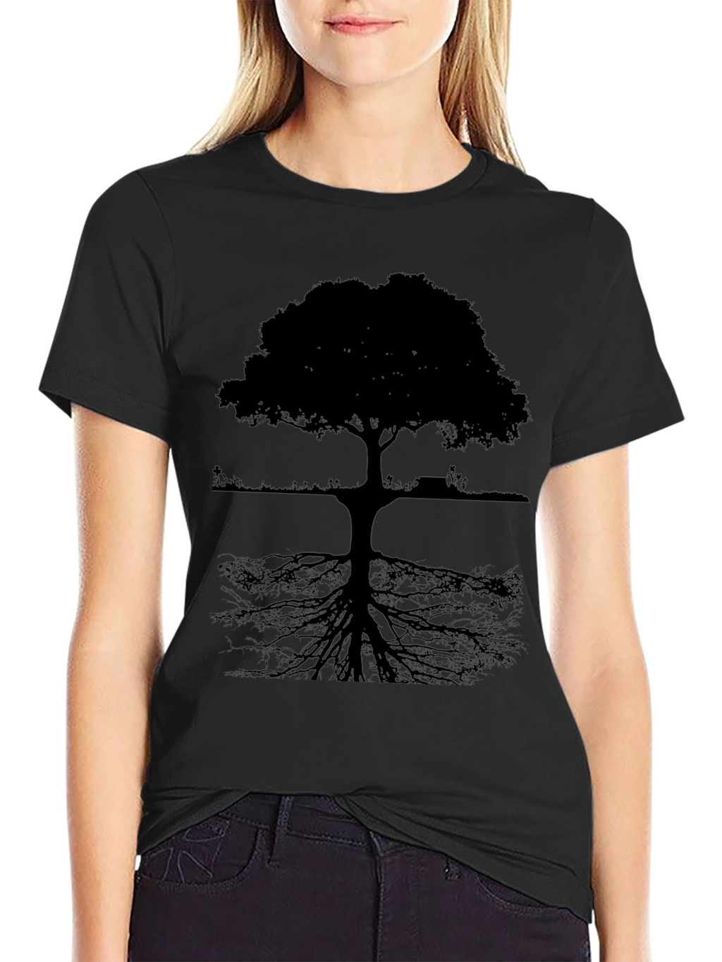 Tree Silhouette Graphic Tee