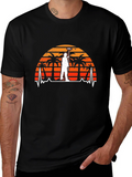 Painter at Sunset Graphic T-Shirt