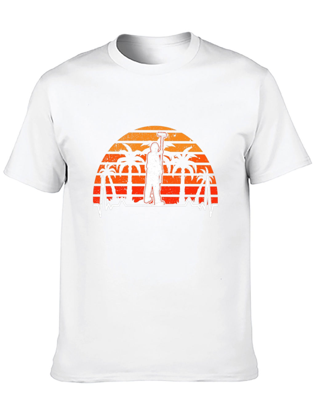 Painter at Sunset Graphic T-Shirt