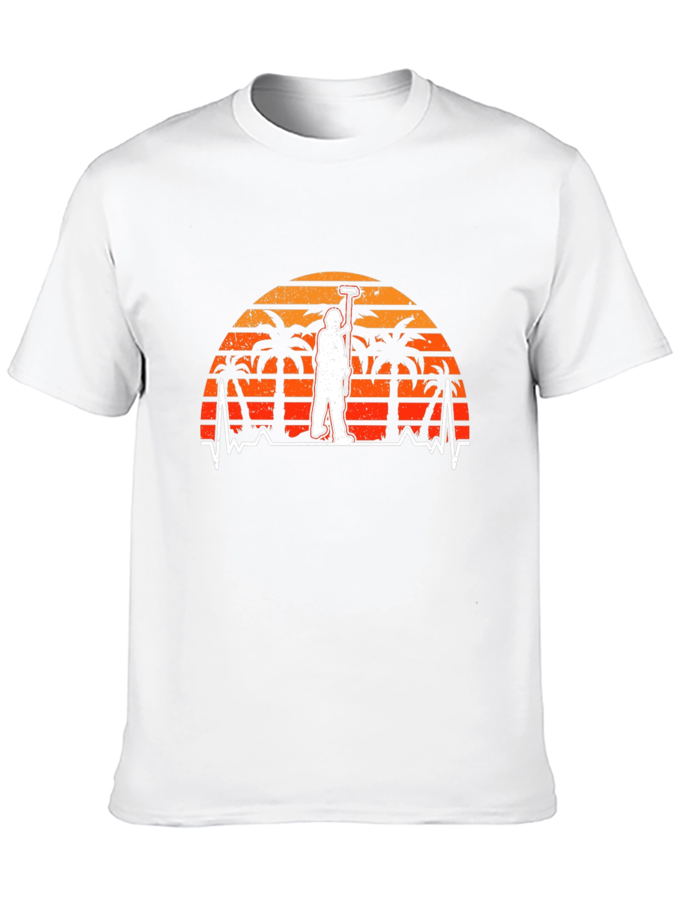 Painter at Sunset Graphic T-Shirt
