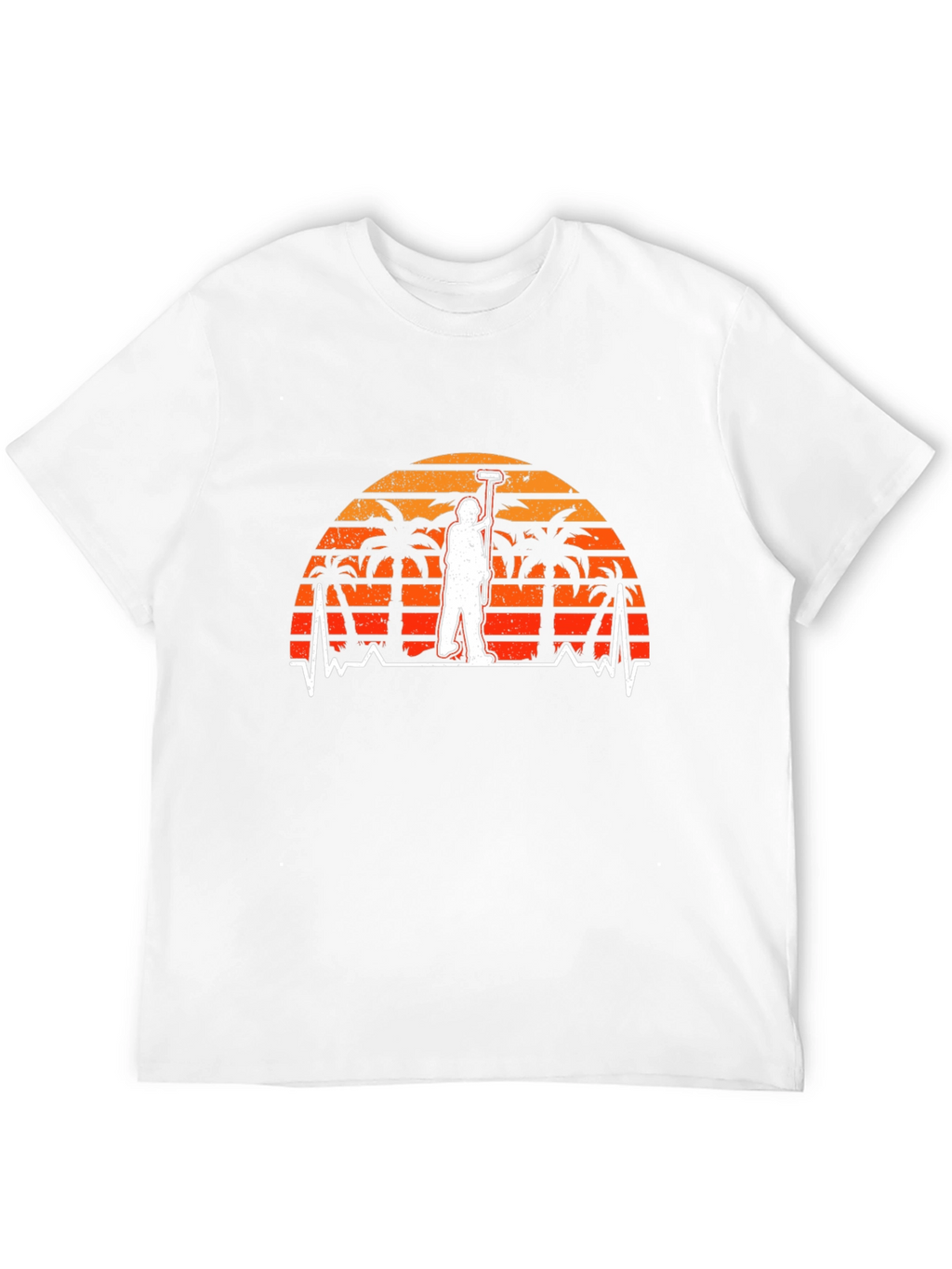 Painter at Sunset Graphic T-Shirt