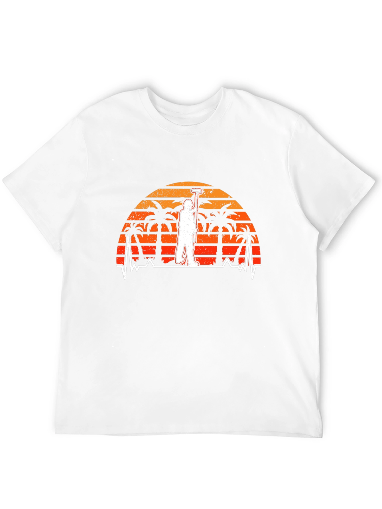 Painter at Sunset Graphic T-Shirt