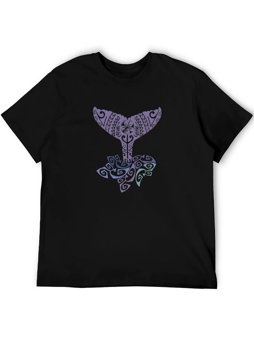 Tribal Whale Tail Graphic Tee