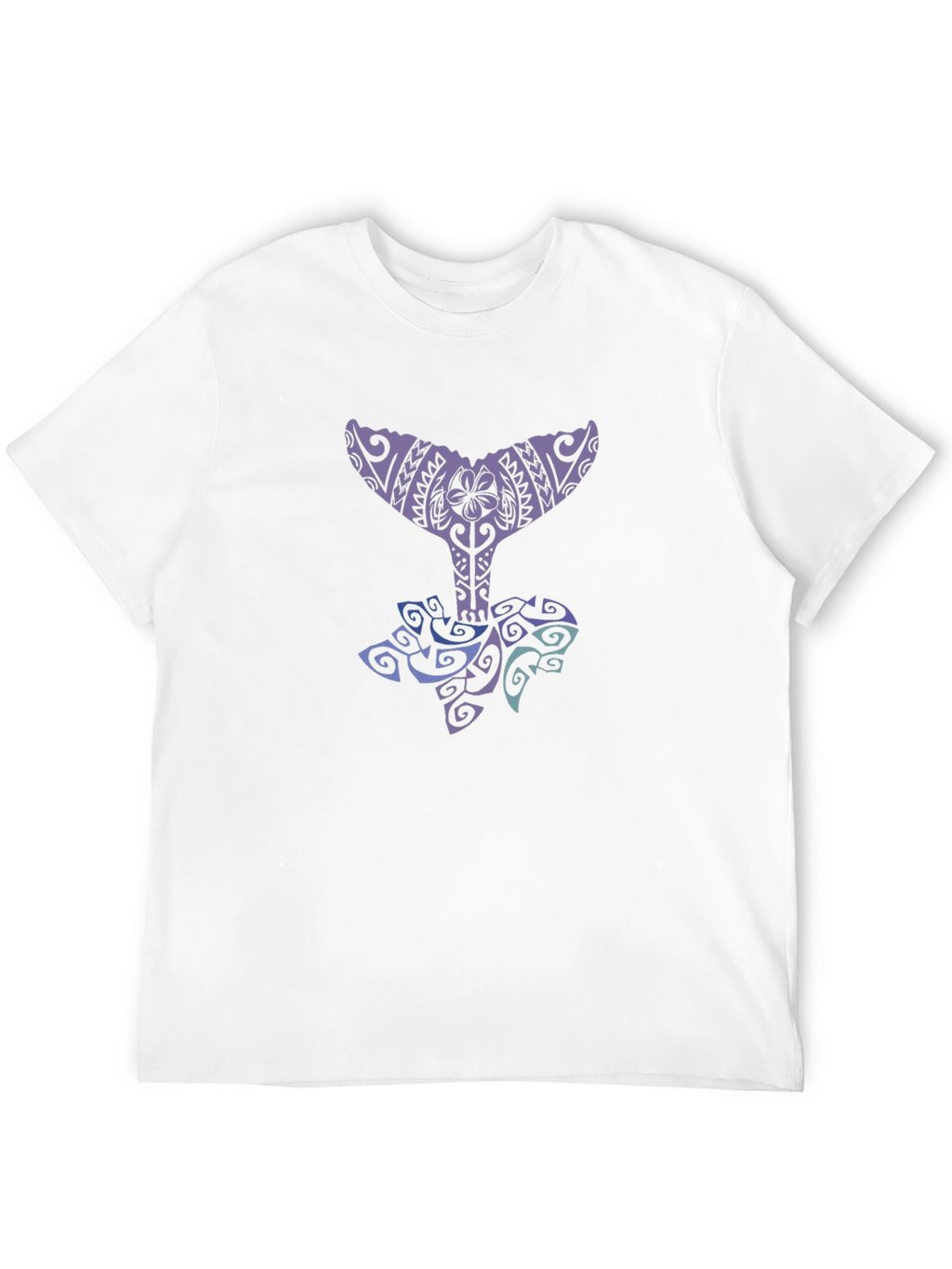 Tribal Whale Tail Graphic Tee