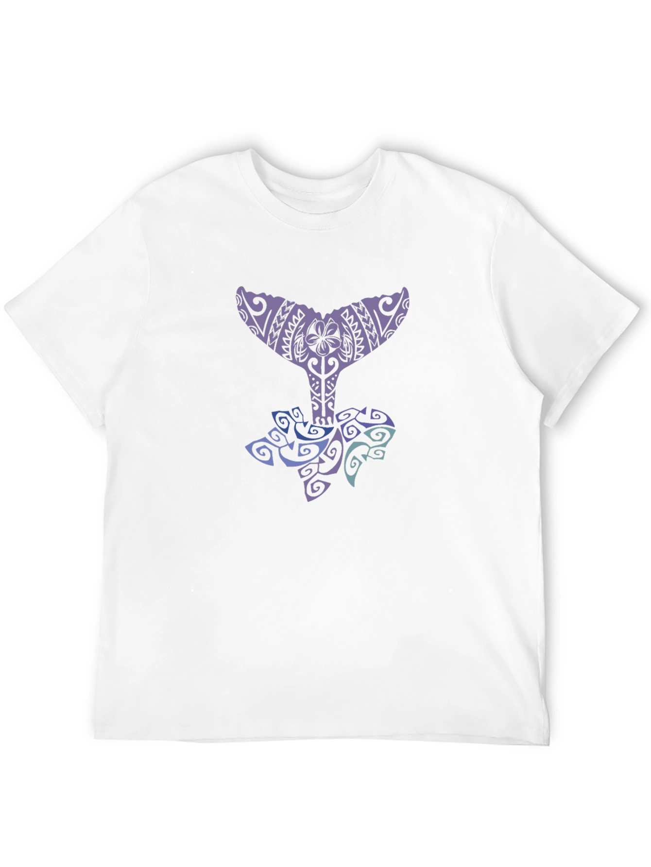 Tribal Whale Tail Graphic Tee