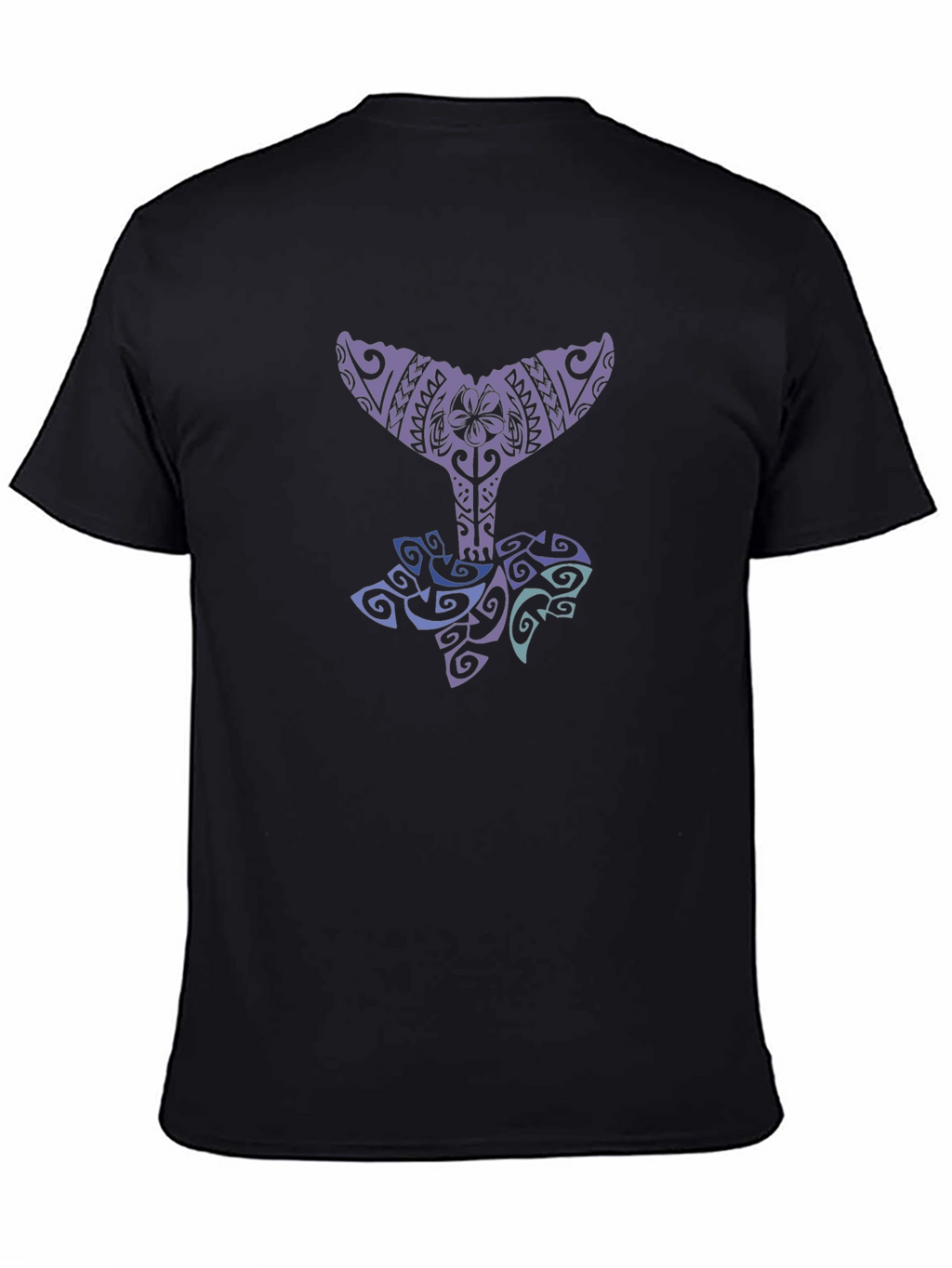 Tribal Whale Tail Graphic Tee