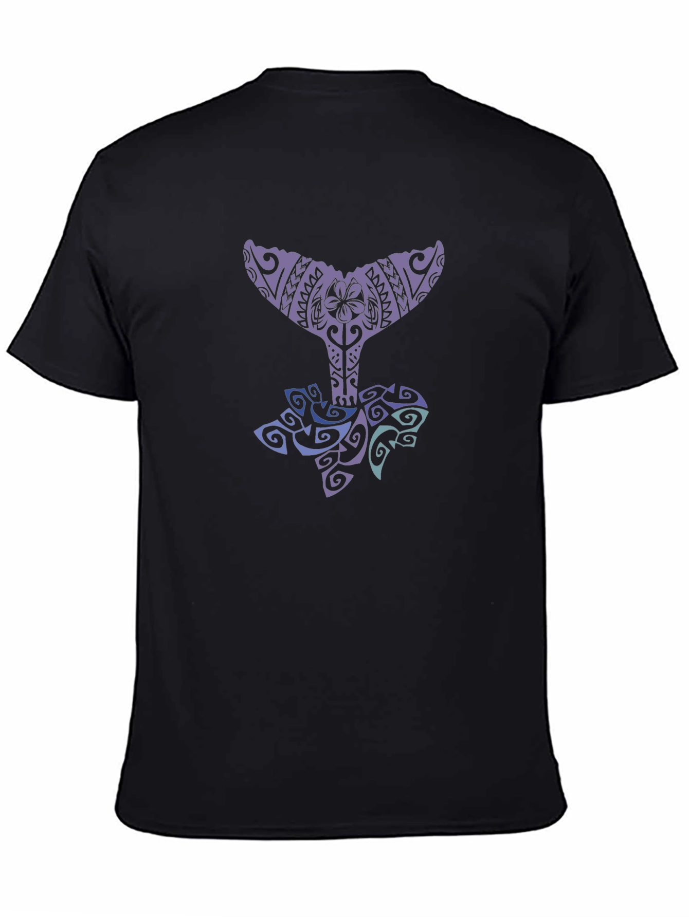 Tribal Whale Tail Graphic Tee