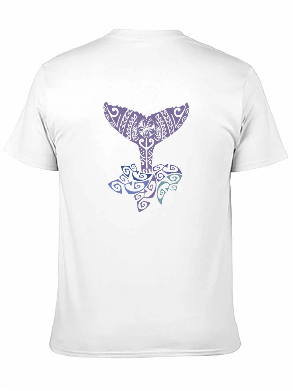 Tribal Whale Tail Graphic Tee